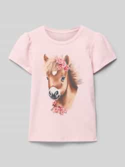 Name it T-shirt met ronde hals model 'HANI'