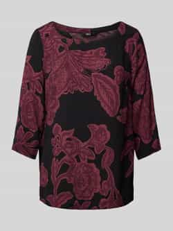 Zero Regular fit blouse van viscose met 3 4-mouwen