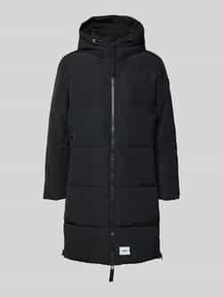 Khujo Gewatteerd jack met capuchon en tweewegsritssluiting model 'LEAR'