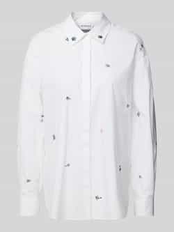 Marella Regular fit overhemdblouse met motiefstitching model 'KARMAN'