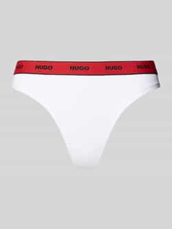 HUGO String met labeldetail model 'Carousel'