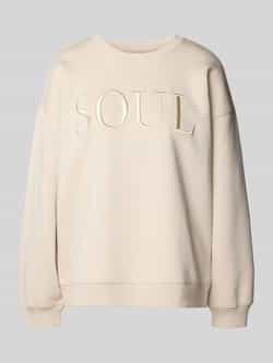 Smith and Soul Sweatshirt met stitching en ronde hals