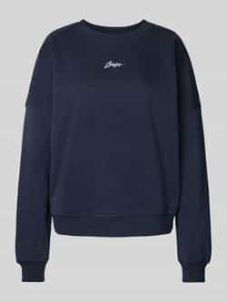 Boss Orange Sweatshirt met labelstitching model ´Esweaty'