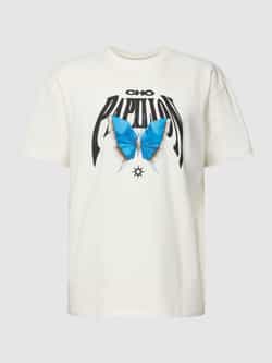 Mister tee T-shirt met motiefprint model 'ORIGAMI'