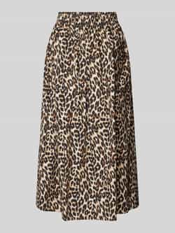LOLLYS LAUNDRY Midirok met dierenprint model 'Akane'