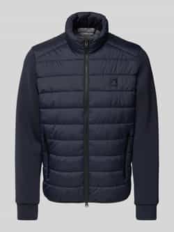 Marc O'Polo Regular fit gewatteerd jack met zachte mouwen van scuba