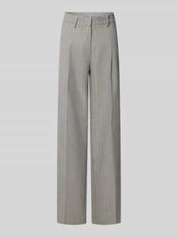 Smith and Soul Wide leg stoffen broek met bandplooien
