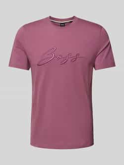 Boss T-shirt met labelstitching model 'Thompson'