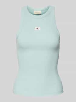 Calvin Klein Jeans Tanktop met ribboorden