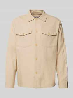 Selected Homme Overshirt met linnen model 'BRODY'