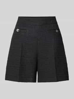 HUGO Loose fit korte broek met structuurmotief model 'Haberi'