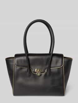 Lauren Ralph Lauren Handtas van rundleer met draagbanden