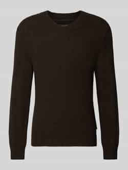Marc O'Polo Regular fit gebreide pullover van wolmix