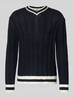 Selected Homme Relaxed fit gebreide pullover met wol model 'ROY'