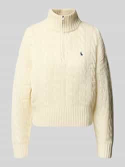 Polo Ralph Lauren Schipperstrui van wolmix met logostitching