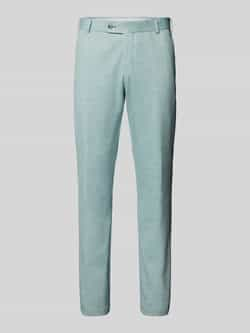 ATELIER TORINO Tapered fit pantalon met geweven motief