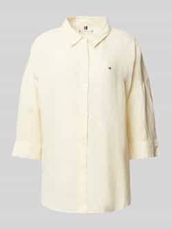 Tommy Hilfiger Regular fit blouse van puur linnen