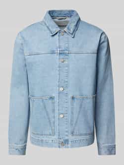 ARMEDANGELS Regular fit jeansoverhemdjack met opgestikte zakken