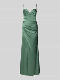 Hey Kyla Avondjurk van satijn met plooien