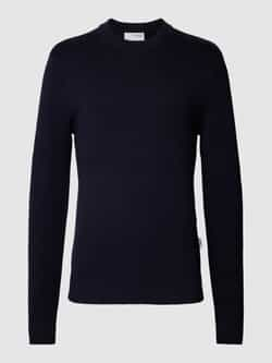 Selected Homme Gebreide pullover met ronde hals model 'TODD'