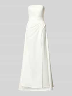 Luxuar Avondjurk in off shoulder-look met loopsplit