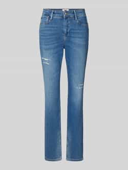 MAC Slim-fit California Jeans Cool Destroyed Blue Dames
