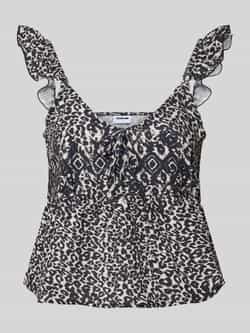 Noisy May Blouseshirt met vierkante hals model 'AIDA'
