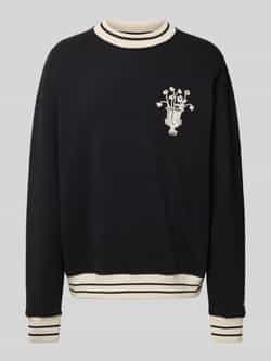 BLKVIS Gebreide pullover met motiefstitching model 'VASO'