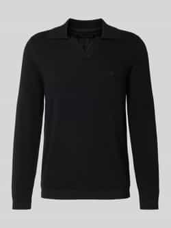 Marc O'Polo Regular fit gebreide pullover van een mix van katoen en scheerwol