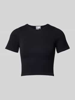 Only Kort T-shirt met structuurmotief model 'GWEN'