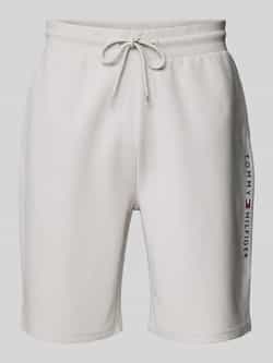 Tommy Hilfiger Sweatshorts met labelprint