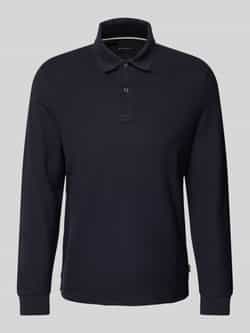 Bugatti Poloshirt met labelstitching