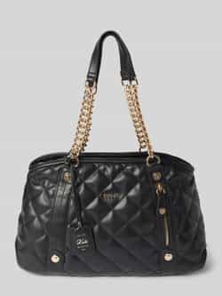 Liu Jo Zwarte schoudertas met sprankelende details Black Dames