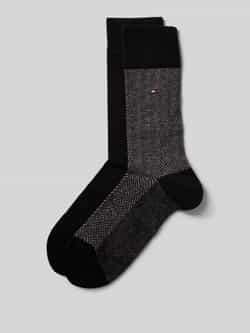 Tommy Hilfiger Kousen van katoenmix per 2 paar