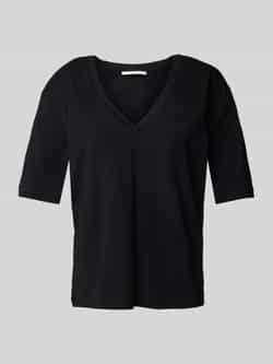 LANIUS T-shirt met V-hals