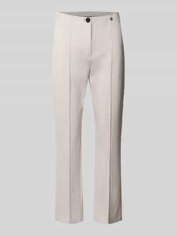 Marc Cain Slim fit stoffen broek met siernaden