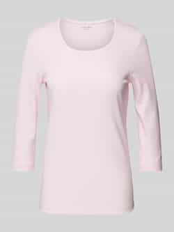 Christian Berg Woman T-shirt met 3 4-mouwen in effen design