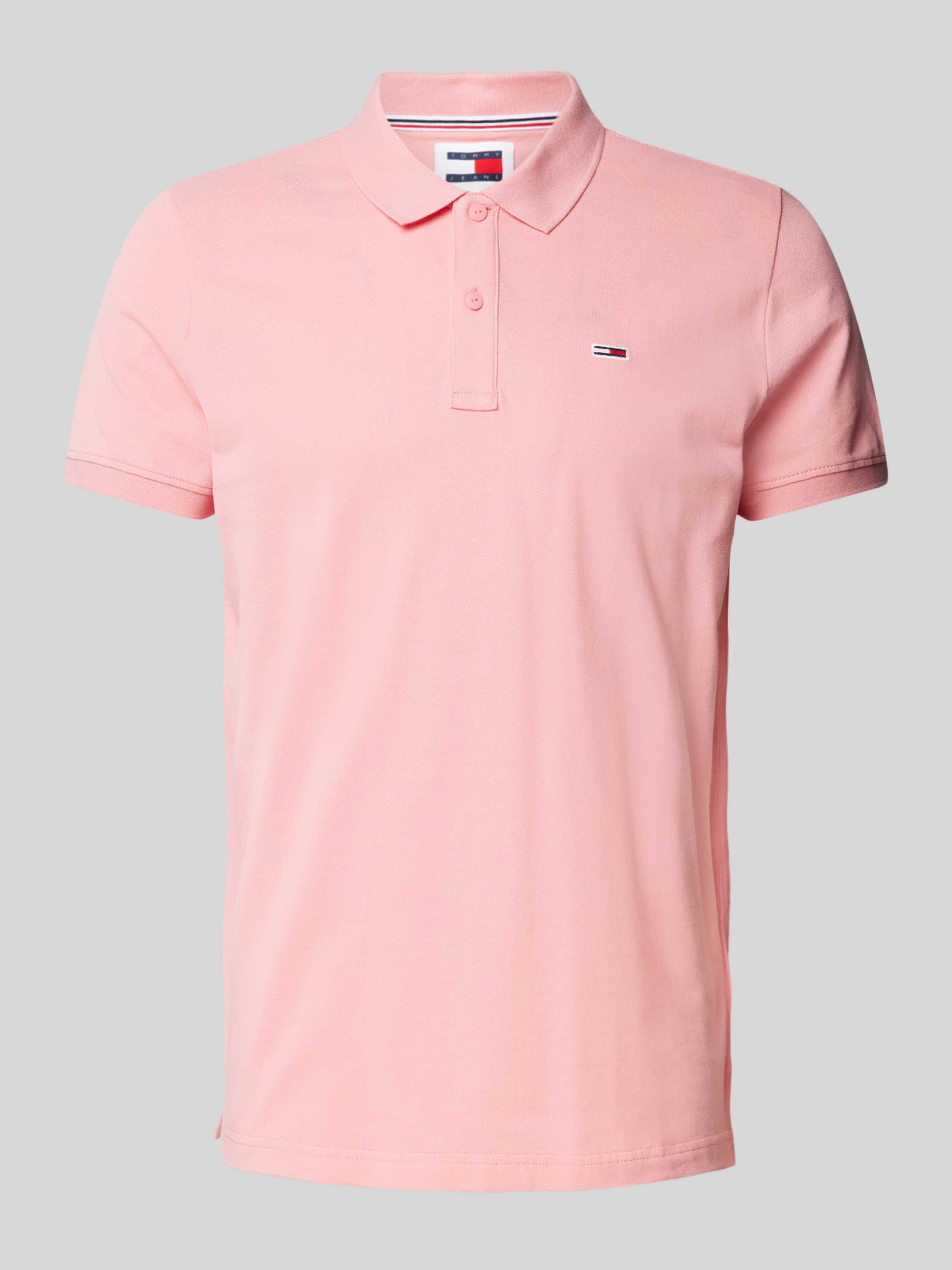 TOMMY JEANS Heren Polo's & T-shirts Tjm Slim Placket Polo Roze