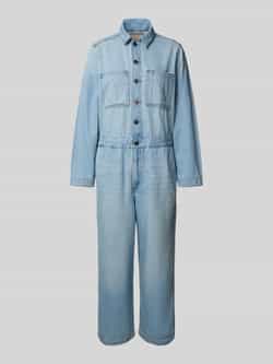 Levi's Jumpsuit met platte kraag en knoopsluiting
