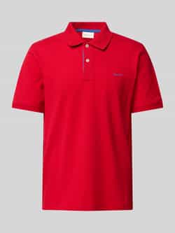 Gant Regular fit poloshirt met labelstitching