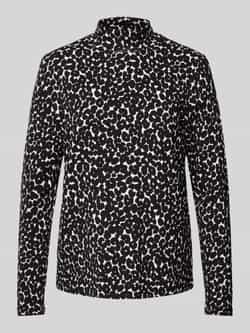 Street One Shirt met lange mouwen en opstaande kraag