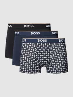 Boss Boxershort met elastische band met logo in een set van 3 stuks