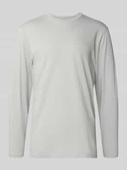 RAGMAN Shirt met lange mouwen en geribde ronde hals