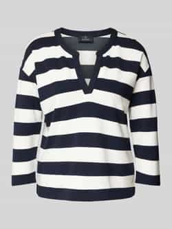 Monari Sweatshirt met 3 4-mouwen