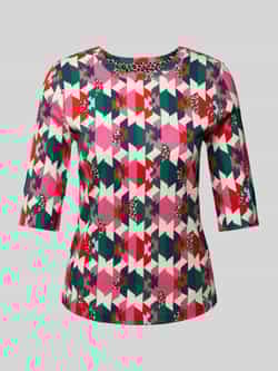 Marc Cain T-shirt met 1 2-mouwen