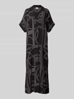 Jake*s Collection Midi-jurk met overhemdkraag