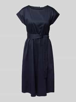 Christian Berg Woman Selection Midi-jurk met strikceintuur
