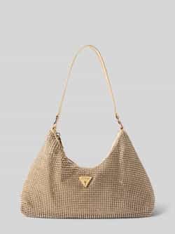 GUESS avondtas schoudertas Jewels Wristlet Shoulder Bag Gold goudkleurig