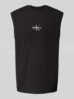 Calvin Klein Shirt met ronde hals MONOLOGO SLEEVELESS TEE