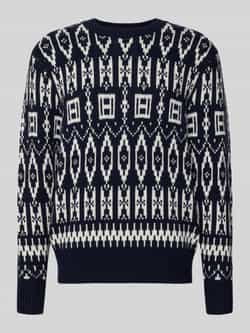 Tommy Hilfiger Relaxed fit gebreide pullover van wolmix